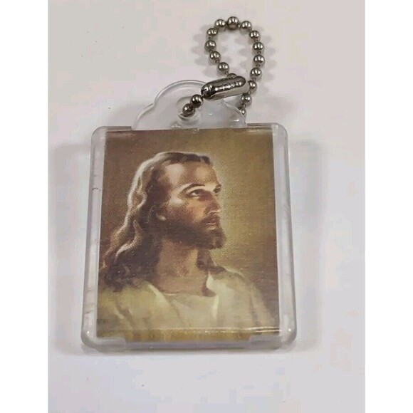 Jesus He Shall direct thy paths Proverbs 3:6 Keychain Christian - Picture 1 of 3